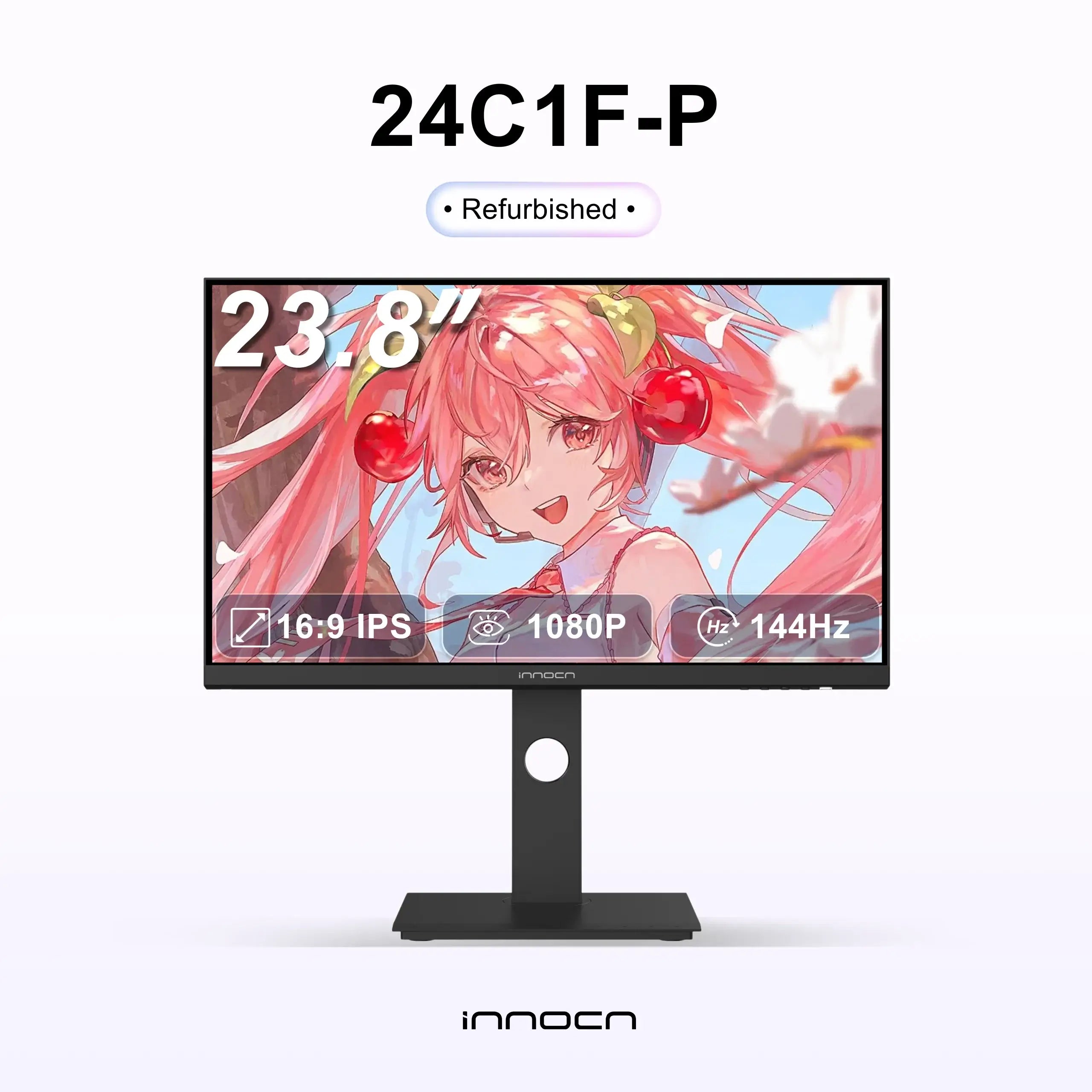 整備品 | INNOCN 24インチ 1080P 144Hz IPS オフィスモニター | 24C1F-P