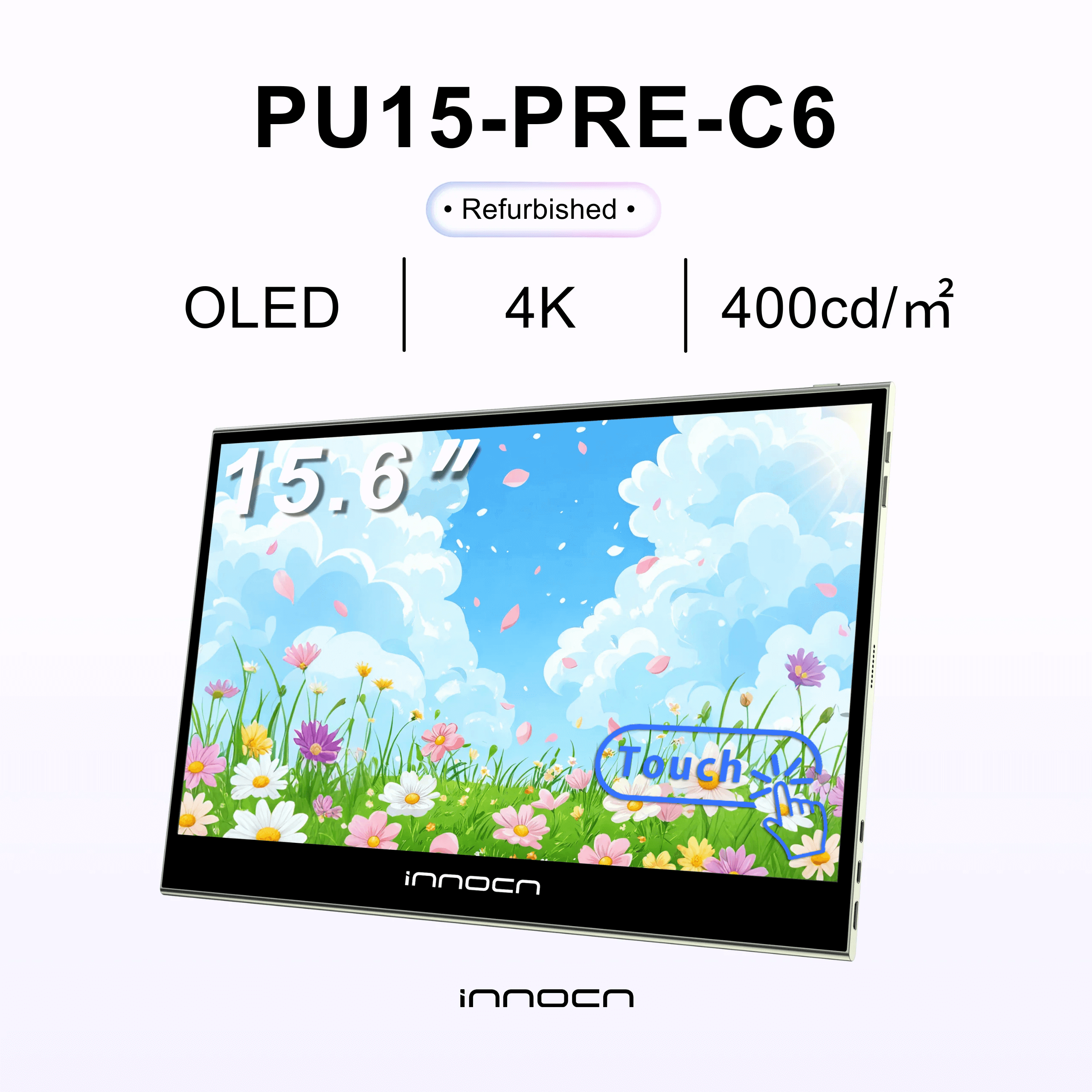 整備品 | INNOCN 15インチ4K OLED タッチポータブルモニター | PU15