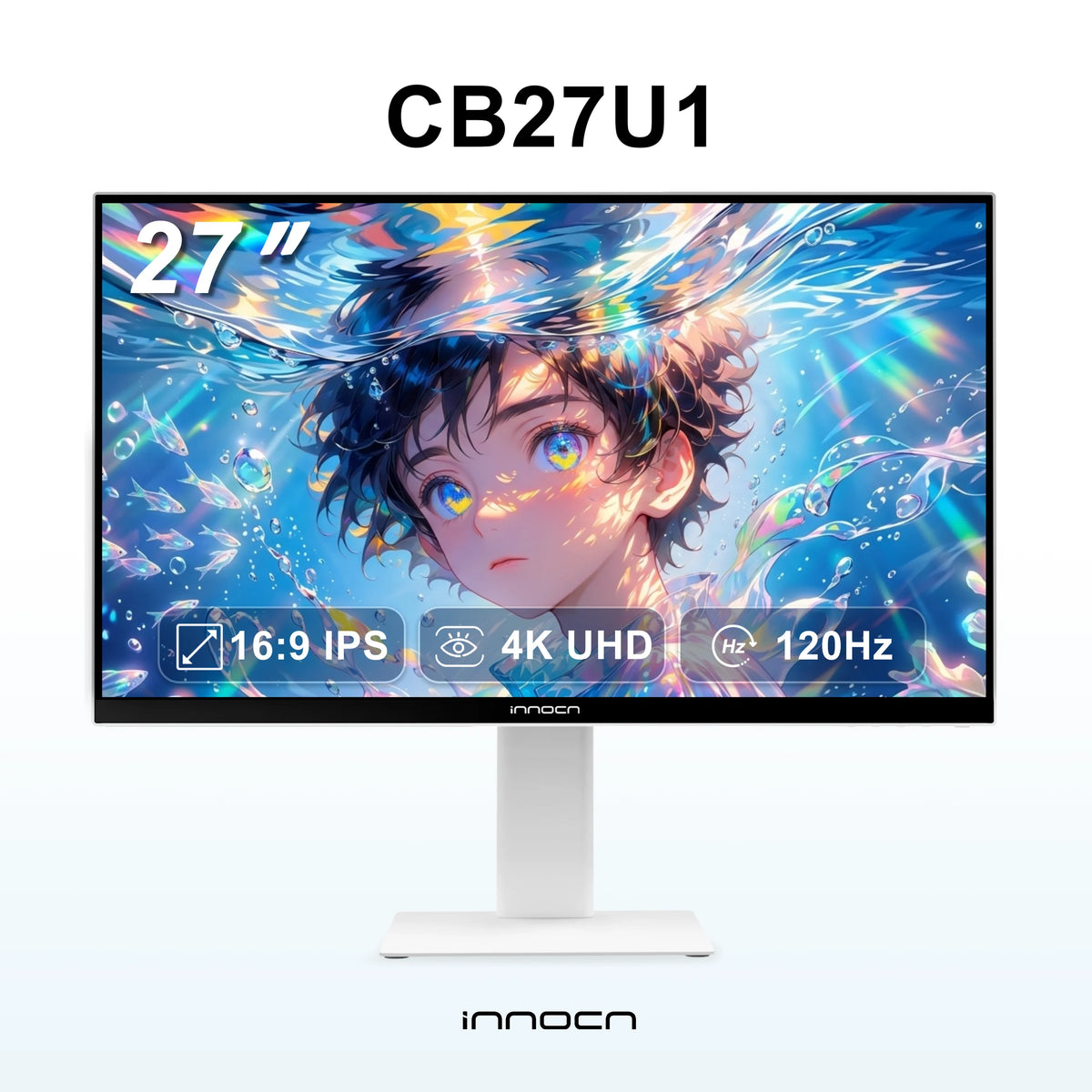 INNOCN | 27インチ 4K UHD 120Hz IPS プロフエッショナル クリエイター
