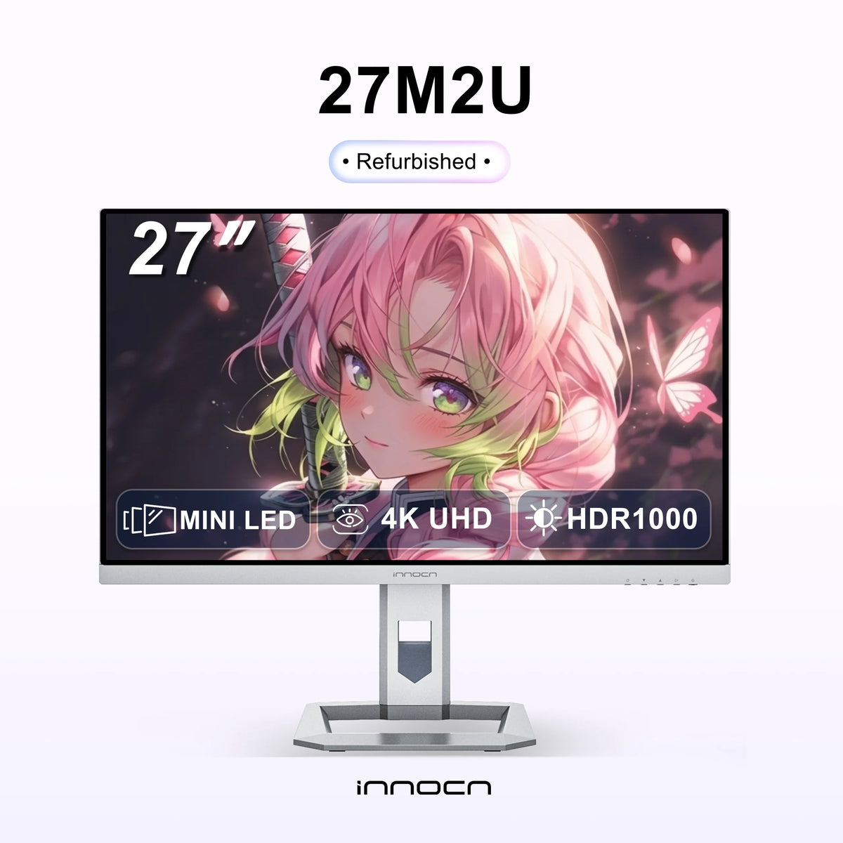 整備品|INNOCN | 27インチ 4K ミニLED HDR1000 プロフェッショナル