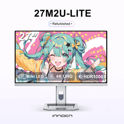 整備品|INNOCN |27インチ 4K ミニLED HDR1000 プロフェッショナルモニター | 27M2U Lite