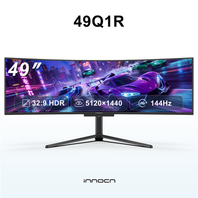 INNOCN | 49インチ 5K DQHD 144Hz 0.03ms QD-OLED 曲面ウルトラワイドゲーミングモニター | 49Q1R