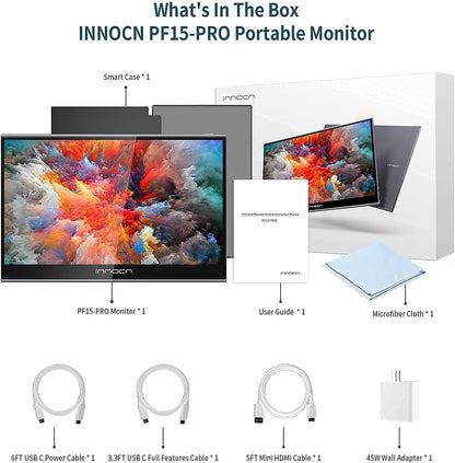 INNOCN 15.6 インチ FHD ポータブル モニター (再生品) - PF15PRO 