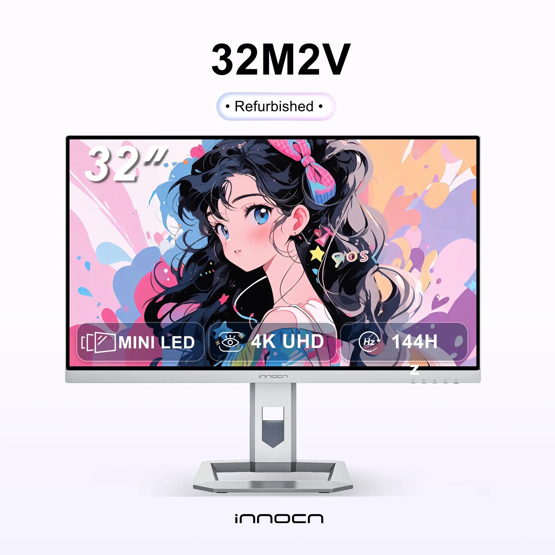 整備品 | INNOCN 32インチ 4K 144Hz HDR Mini LED QD量子ドット