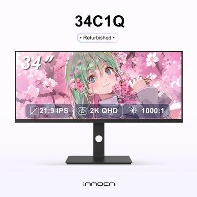 整備品 | INNOCN 34インチWQHD 21:9超ワイドモニター | 34C1Q