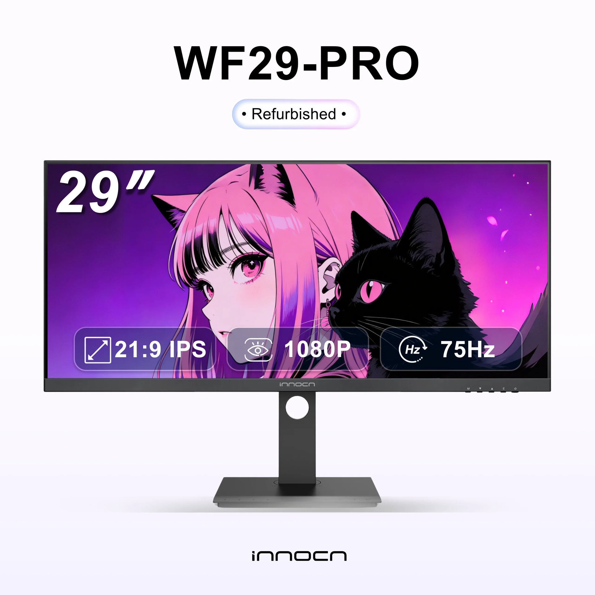 【美品】INNOCN 29インチ ウルトラワイド モニタ 整備品 | INNOCN 29インチWFHD 21:9超ワイドモニター | WF29-PRO