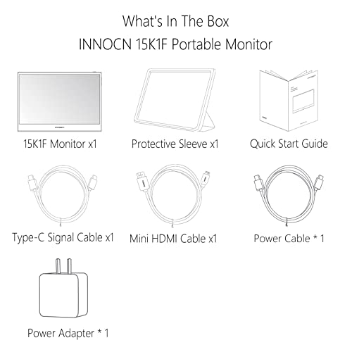INNOCN 15.6 インチ ポータブル モニター (再生品) - 15K1F 